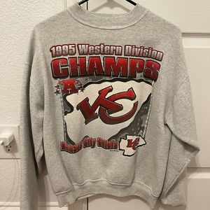Kansas City chiefs vintage sweatshirt